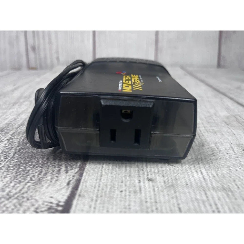 Monster Cable PlayStation 75w Power Inverter 12v Car PS1 PS2 Sony TESTED WORKING
